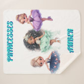 COUVERTURE SHERPA "PRINCESS" PERSONNALISÉ (Devant (Horizontal))