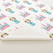 Couverture Sherpa Princesse Bébé Motif fille (3/4)