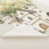 Couverture Sherpa Princesse de Conte de Fées à l'Aquarelle Fantaisis (3/4)