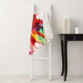 Couverture Sherpa Prisme de bijoux - Aquarelle (En situation)