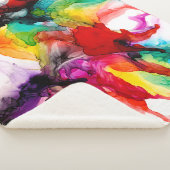 Couverture Sherpa Prisme de bijoux - Aquarelle (3/4)