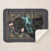 Couverture Sherpa Professeur Anime Severus Snape assis (Devant (Horizontal))