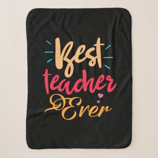 Couverture Sherpa Professeur Art Meilleur enseignant (Devant)