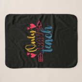 Couverture Sherpa Professeur Cadeaux | Enseignement courageux unique (Devant (Horizontal))