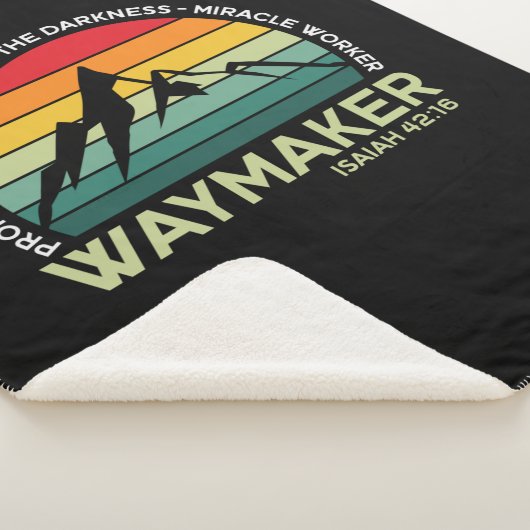 Couverture Sherpa Promise Garder La Lumière Dans L'Obscurité Miracle (3/4)