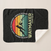 Couverture Sherpa Promise Garder La Lumière Dans L'Obscurité Miracle (Devant (Horizontal))