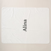 Couverture Sherpa Promotion simple de marque Grande (Devant (Horizontal))
