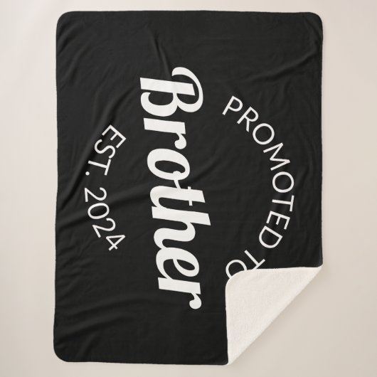 Couverture Sherpa Promu À Frère Est. 2024 I (Devant)