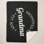 Couverture Sherpa Promu À Grand-Mère Est. 2025 I (Devant)