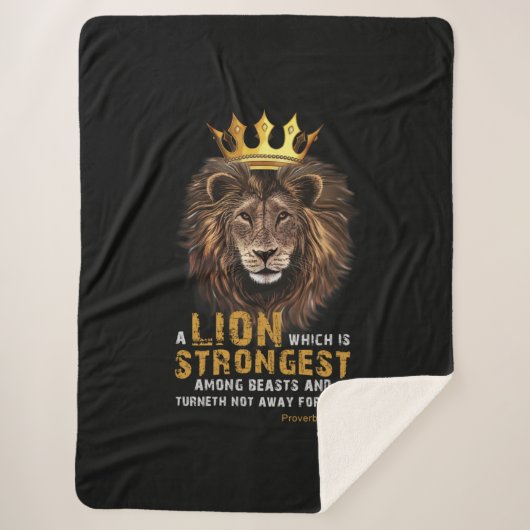 Couverture Sherpa Proverbes 30:30 KJV Bible Citation (Devant)