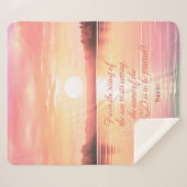 Couverture Sherpa Psaume 113:3 (Devant (Horizontal))