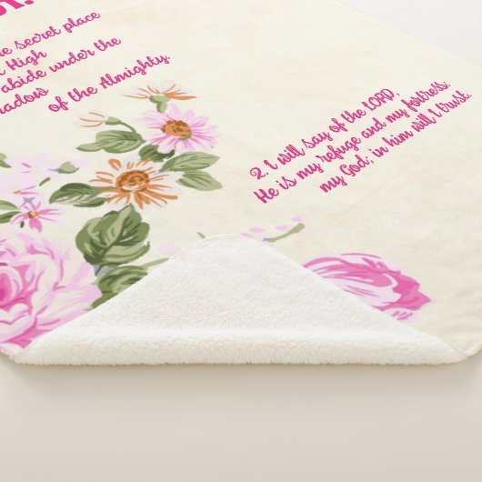 Couverture Sherpa Psaume 91:1-2 (3/4)