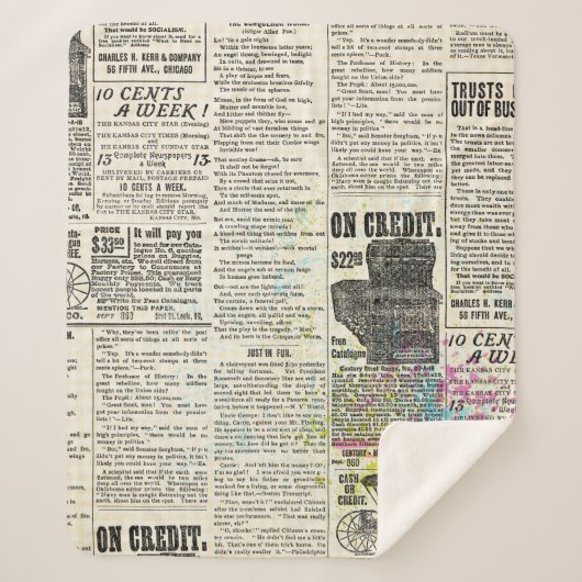 Couverture Sherpa publicité vintage (Devant)