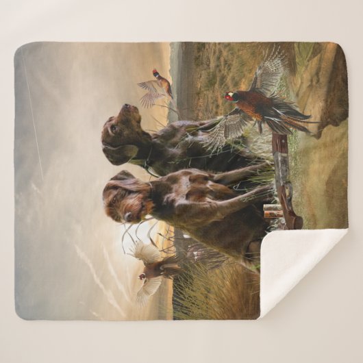 Couverture Sherpa Pudelpointers, Chasse faisan (Devant (Horizontal))