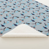 Couverture Sherpa Puffin Party (Bleu clair) (3/4)