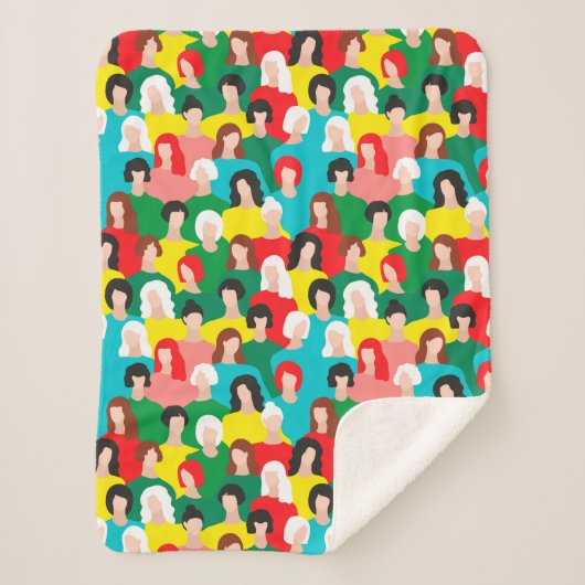 Couverture Sherpa Puissance des filles (Devant)