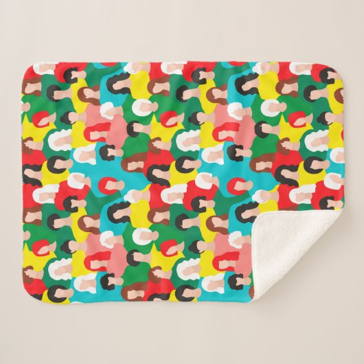 Couverture Sherpa Puissance des filles (Devant (Horizontal))