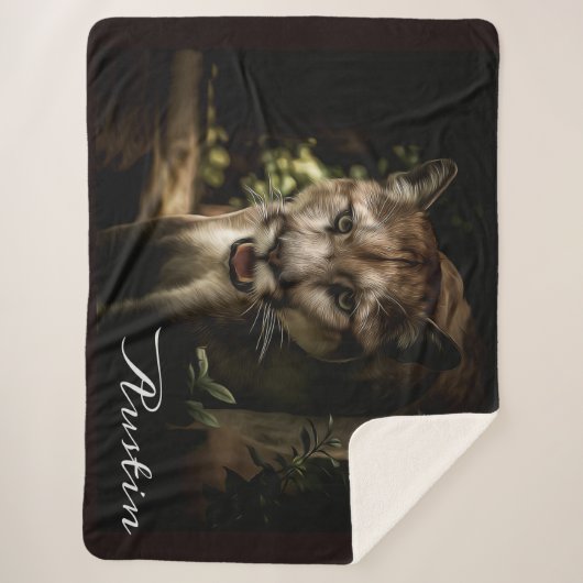 Couverture Sherpa Puma (Devant)