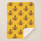 Couverture Sherpa Pumpkins (Devant)
