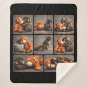 Couverture Sherpa Punch Baby Monkey (Devant)