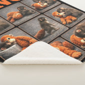 Couverture Sherpa Punch Bébé Singe (3/4)