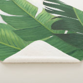 Couverture Sherpa Pura Vida - Feuilles tropicaux (3/4)