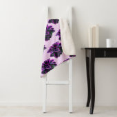 COUVERTURE SHERPA PURPLE CALATHEA (En situation)