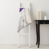 Couverture Sherpa Purple mignonne Snowman Holiday Sherpa Blanket (En situation)