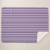 Couverture Sherpa Purple stripes (Devant (Horizontal))