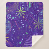 Couverture Sherpa Purple Twilight Party (Devant)