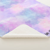 Couverture Sherpa Purple Unicorn Aquarelle Croire (3/4)