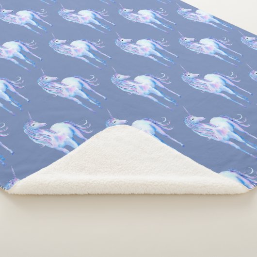Couverture Sherpa Purple Unicorn Dream (3/4)