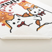 Couverture Sherpa Purr-anormal Cat Cat mignonne Halloween Conception (3/4)