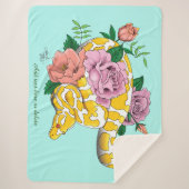 Couverture Sherpa Python albino (Devant)