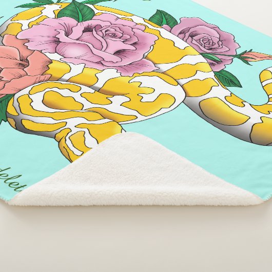 Couverture Sherpa Python albino (3/4)