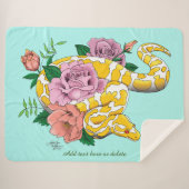 Couverture Sherpa Python albino (Devant (Horizontal))