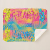 Couverture Sherpa PYTHON - moderne fractale décorative - (Devant (Horizontal))