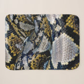 Couverture Sherpa Python noir, jaune et gris (Devant (Horizontal))