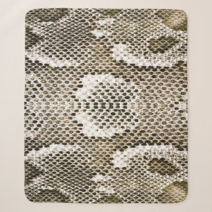 Couverture Sherpa Python Skin : Design Motif animal