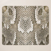 Couverture Sherpa Python Skin : Design Motif animal (Devant (Horizontal))