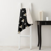 Couverture Sherpa Quarantini Martini Cocktail Motif noir (En situation)