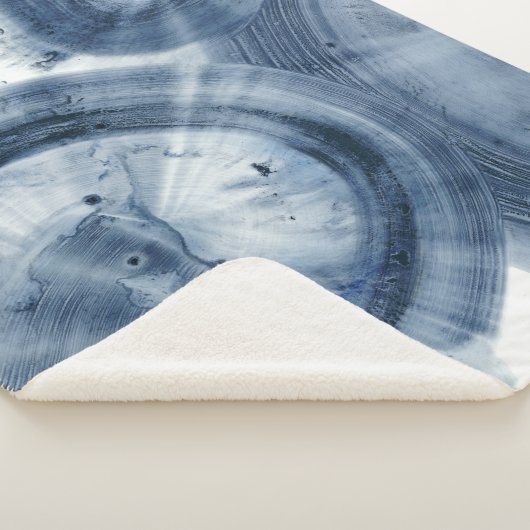 Couverture Sherpa Quasars - Cercles bleu encre (3/4)