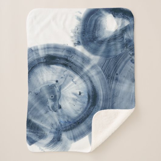 Couverture Sherpa Quasars - Cercles bleu encre (Devant)