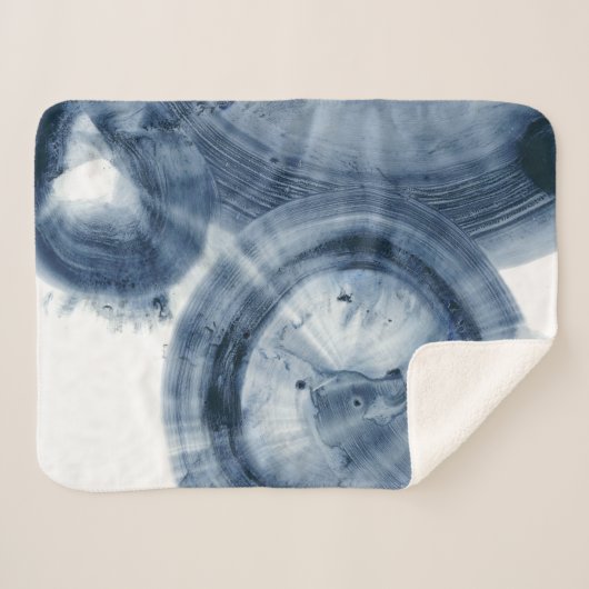 Couverture Sherpa Quasars - Cercles bleu encre (Devant (Horizontal))