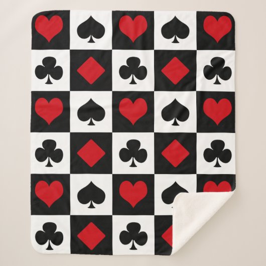 Couverture Sherpa Quatre combinaisons de cartes (Devant)