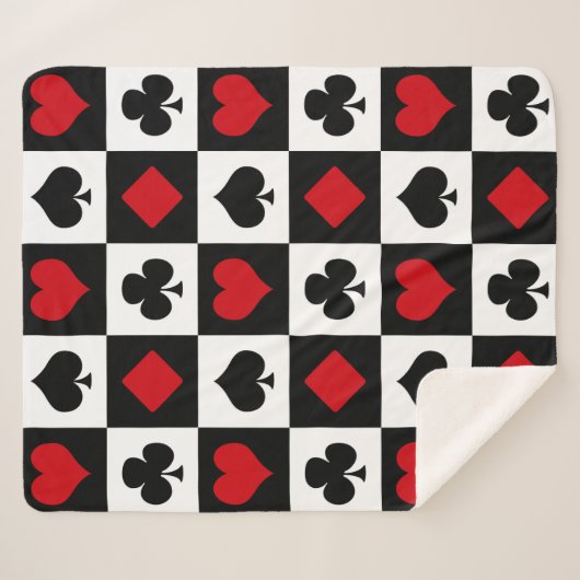 Couverture Sherpa Quatre combinaisons de cartes (Devant (Horizontal))