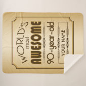 Couverture Sherpa Quatre-vingt-dixième monde de célébration (Devant (Horizontal))