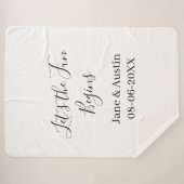 Couverture Sherpa que le plaisir commence nom couple date simpl (Devant (Horizontal))