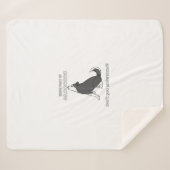 Couverture Sherpa Quelle Partie De L'Aroooo Ne Comprends Pas Le Chie (Devant (Horizontal))