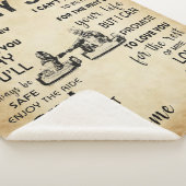 Couverture Sherpa Racing Papa À Mon Fils De Papa Don Signifiant Don (3/4)